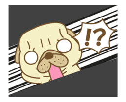 Pug Jiro Animated! sticker #13062561