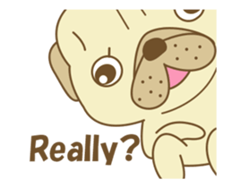 Pug Jiro Animated! sticker #13062562