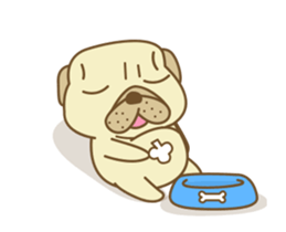Pug Jiro Animated! sticker #13062567