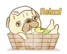 Pug Jiro Animated! sticker #13062569