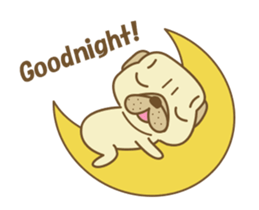 Pug Jiro Animated! sticker #13062571