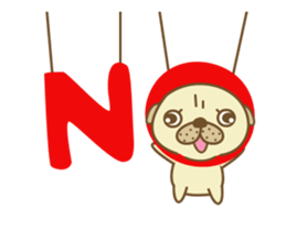 Pug Jiro Animated! sticker #13062573