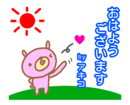 [MOVE] "AKIKO" only name sticker sticker #13062654