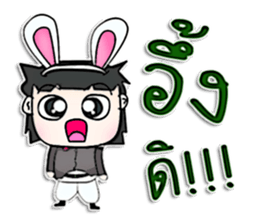 Mr. Haruki. Love rabbit sticker #13062765