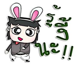 Mr. Haruki. Love rabbit sticker #13062779