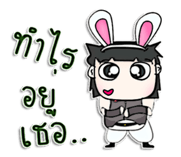 Mr. Haruki. Love rabbit sticker #13062783