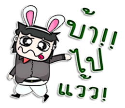 Mr. Haruki. Love rabbit sticker #13062785