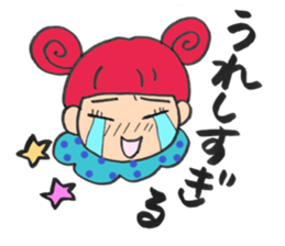 hair pink girl sticker 2 sticker #13063143