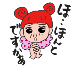 hair pink girl sticker 2 sticker #13063145