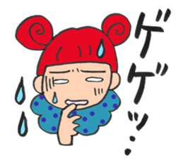 hair pink girl sticker 2 sticker #13063147