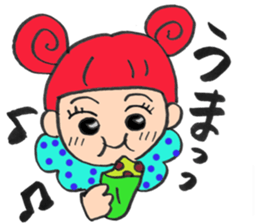 hair pink girl sticker 2 sticker #13063148