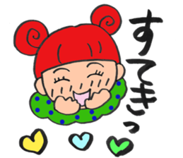 hair pink girl sticker 2 sticker #13063152