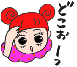 hair pink girl sticker 2 sticker #13063157