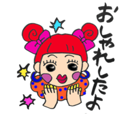 hair pink girl sticker 2 sticker #13063162