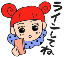 hair pink girl sticker 2 sticker #13063164