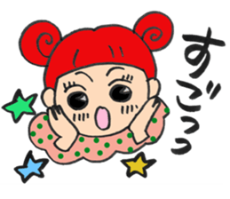 hair pink girl sticker 2 sticker #13063168