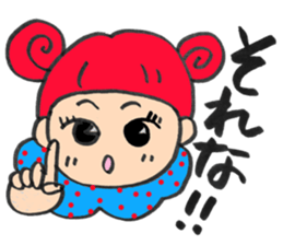 hair pink girl sticker 2 sticker #13063169