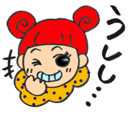 hair pink girl sticker 2 sticker #13063177