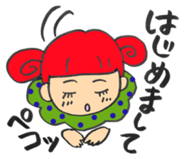 hair pink girl sticker 2 sticker #13063180