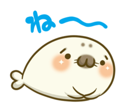 Cute Baby Harbor seal 3!! sticker #13064238