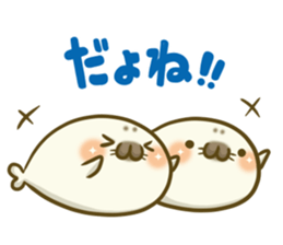 Cute Baby Harbor seal 3!! sticker #13064239