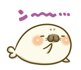 Cute Baby Harbor seal 3!! sticker #13064241