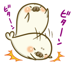 Cute Baby Harbor seal 3!! sticker #13064243