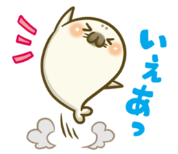 Cute Baby Harbor seal 3!! sticker #13064244