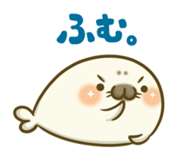 Cute Baby Harbor seal 3!! sticker #13064245