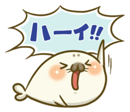 Cute Baby Harbor seal 3!! sticker #13064256