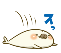 Cute Baby Harbor seal 3!! sticker #13064260