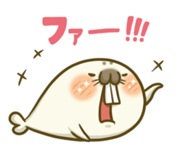 Cute Baby Harbor seal 3!! sticker #13064261