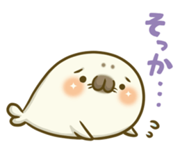 Cute Baby Harbor seal 3!! sticker #13064263