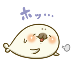 Cute Baby Harbor seal 3!! sticker #13064267