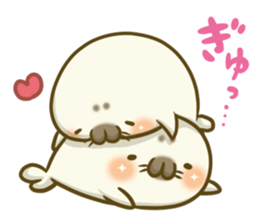 Cute Baby Harbor seal 3!! sticker #13064269