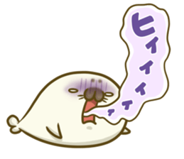 Cute Baby Harbor seal 3!! sticker #13064275