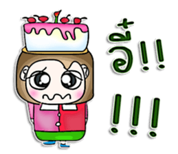 Mr. Masumi. Love cake. sticker #13064356
