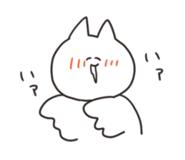 Cat with love sticker #13064618