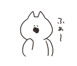 Cat with love sticker #13064643