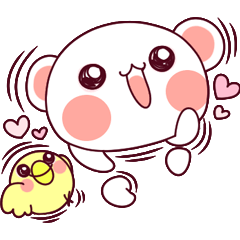 Fluffy Bear To your heart! 40set