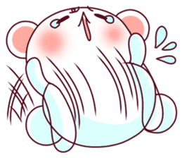 Fluffy Bear To your heart! 40set sticker #13064731