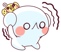 Fluffy Bear To your heart! 40set sticker #13064733