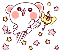 Fluffy Bear To your heart! 40set sticker #13064736