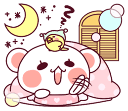 Fluffy Bear To your heart! 40set sticker #13064737