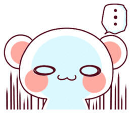 Fluffy Bear To your heart! 40set sticker #13064740