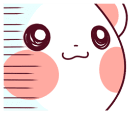 Fluffy Bear To your heart! 40set sticker #13064742