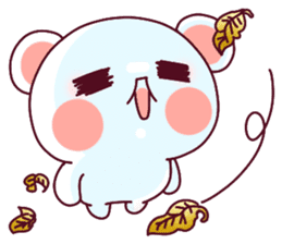 Fluffy Bear To your heart! 40set sticker #13064746