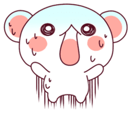 Fluffy Bear To your heart! 40set sticker #13064749