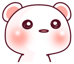 Fluffy Bear To your heart! 40set sticker #13064758