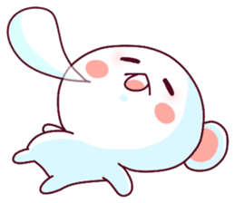 Fluffy Bear To your heart! 40set sticker #13064764